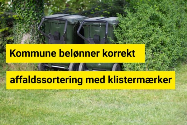 Affaldssortering kan give point hos kommunen