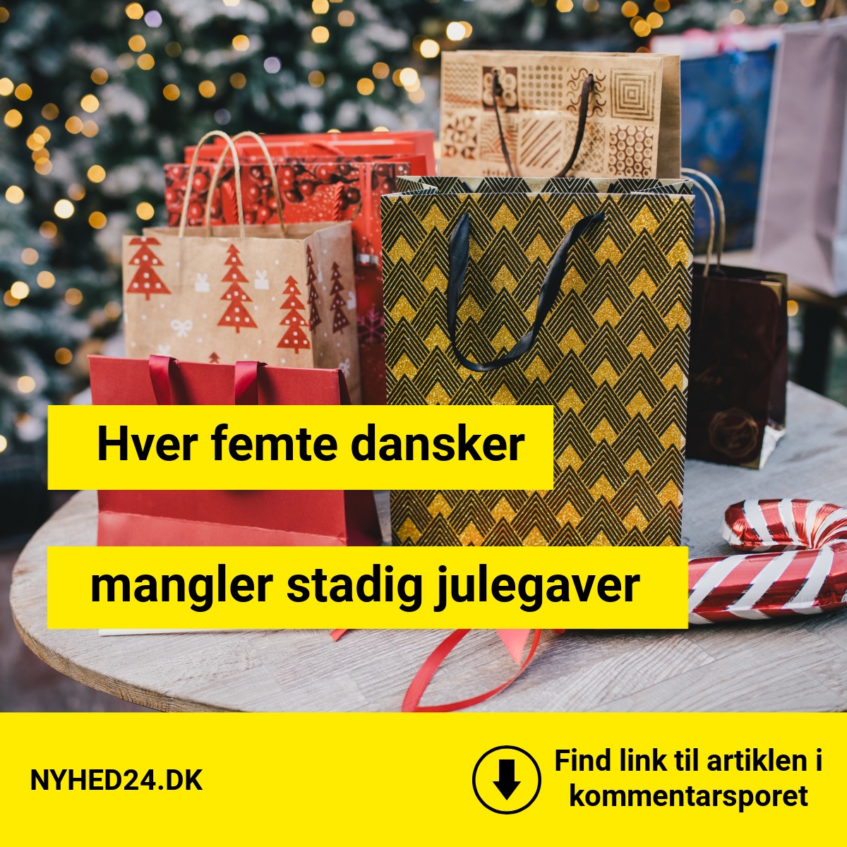 Hver femte dansker mangler stadig julegaver