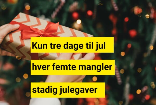 Hver femte dansker mangler stadig julegaver få dage før jul