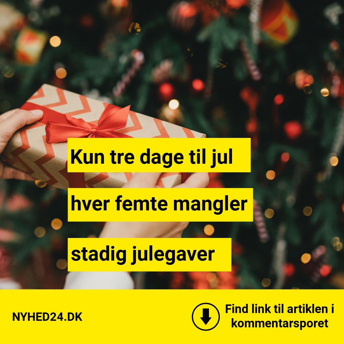 Hver femte dansker mangler stadig julegaver få dage før jul
