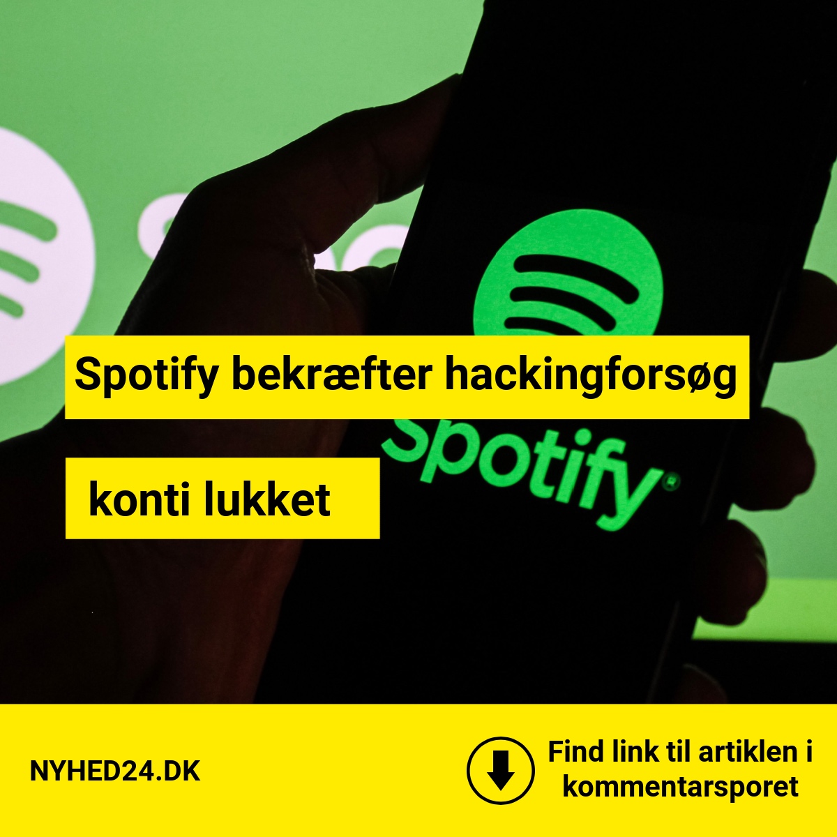Spotify bekræfter hackingforsøg – konti lukket