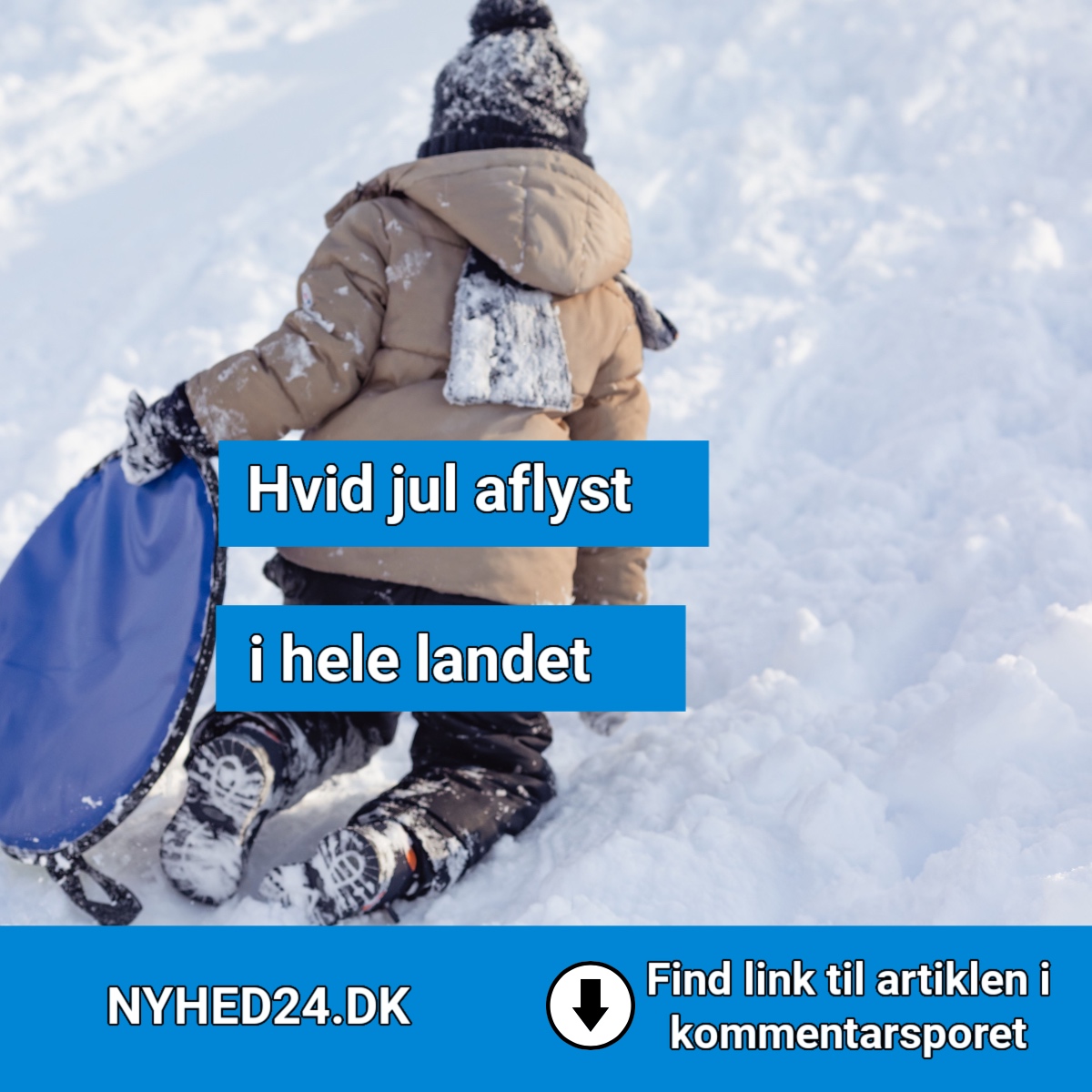 Hvid jul aflyst i hele landet