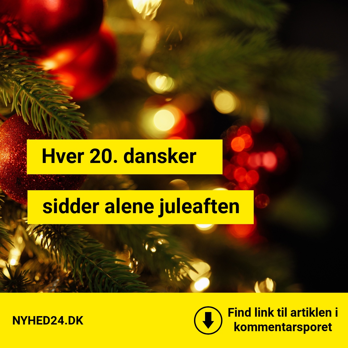 400.000 danskere fejrer julen uden selskab