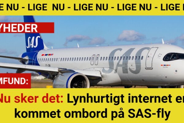 Nu sker det: Lynhurtigt internet er kommet ombord på SAS-fly