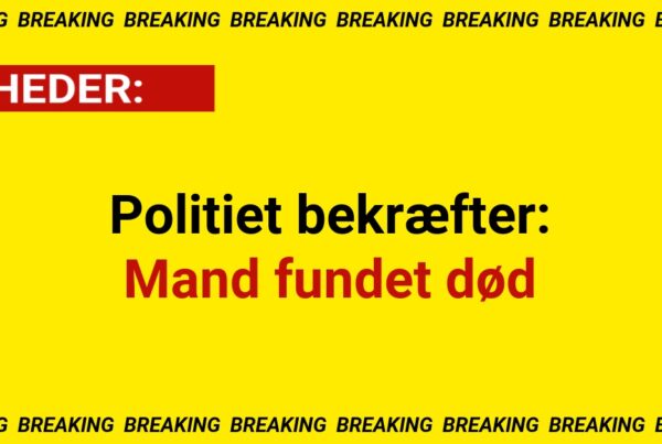 Politiet bekræfter: Mand fundet død