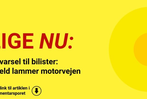 Advarsel til bilister: Uheld lammer motorvejen