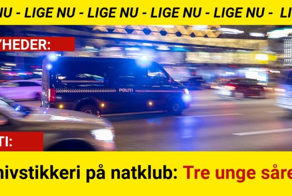 Knivstikkeri på natklub: Tre unge såret