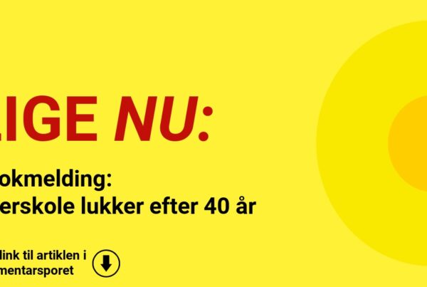Chokmelding: Efterskole lukker efter 40 år