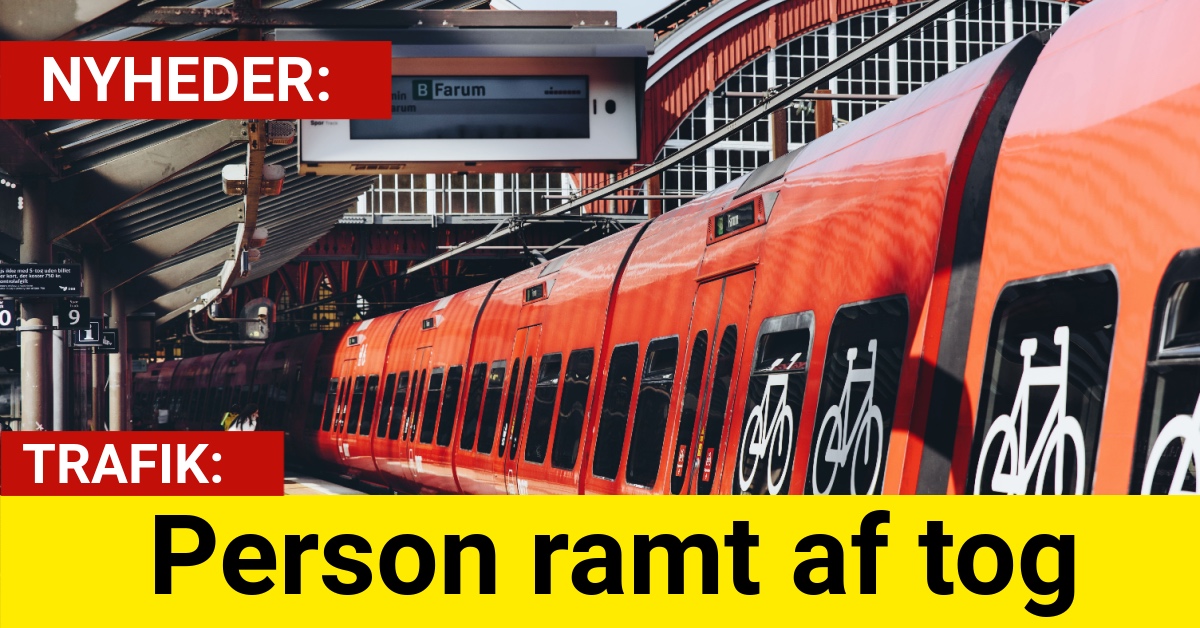 S-tog holder stille efter personpåkørsel