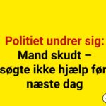 Skudt i hovedet – tog først på hospitalet dagen efter