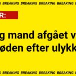 Ung mand afgået ved døden efter ulykke