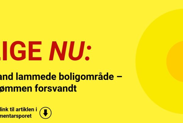 Brand lammede boligområde – strømmen forsvandt