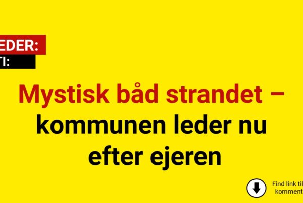 Mystisk båd strandet – kommunen leder nu efter ejeren