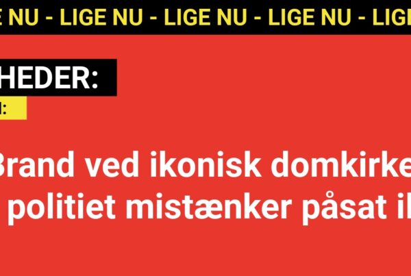 Dramatik ved kendt domkirke: To anholdt efter brand