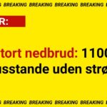 Strømafbrydelse rammer over 1.100 borgere