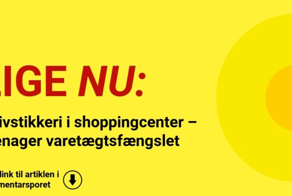 Knivstikkeri i shoppingcenter – teenager varetægtsfængslet