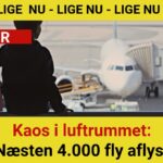 Kaos i luftrummet: Næsten 4.000 fly aflyst