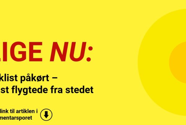 Cyklist påkørt – bilist flygtede fra stedet