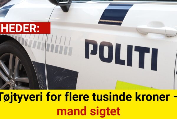 Mand taget på fersk gerning: Stjal tøj for flere tusinde kroner