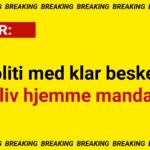 Politi med klar besked: Bliv hjemme mandag
