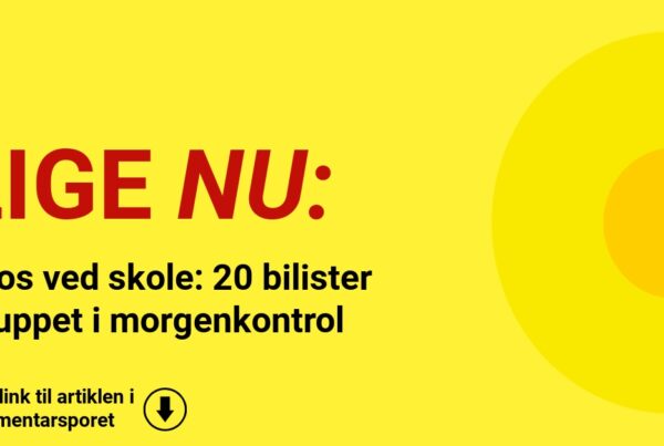 Politiet slog til ved skole: Så mange bilister brød reglerne på under en time