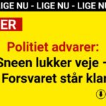 Politiet advarer: Sneen lukker veje – Forsvaret står klar