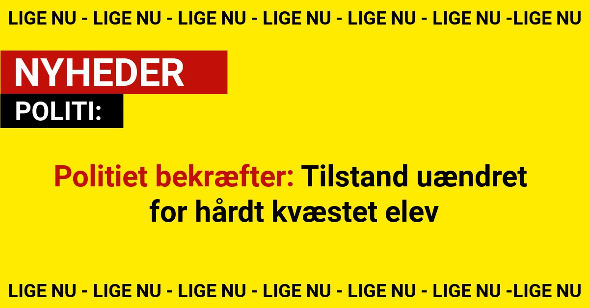 Ny melding om kritisk tilskadekommen politibetjent