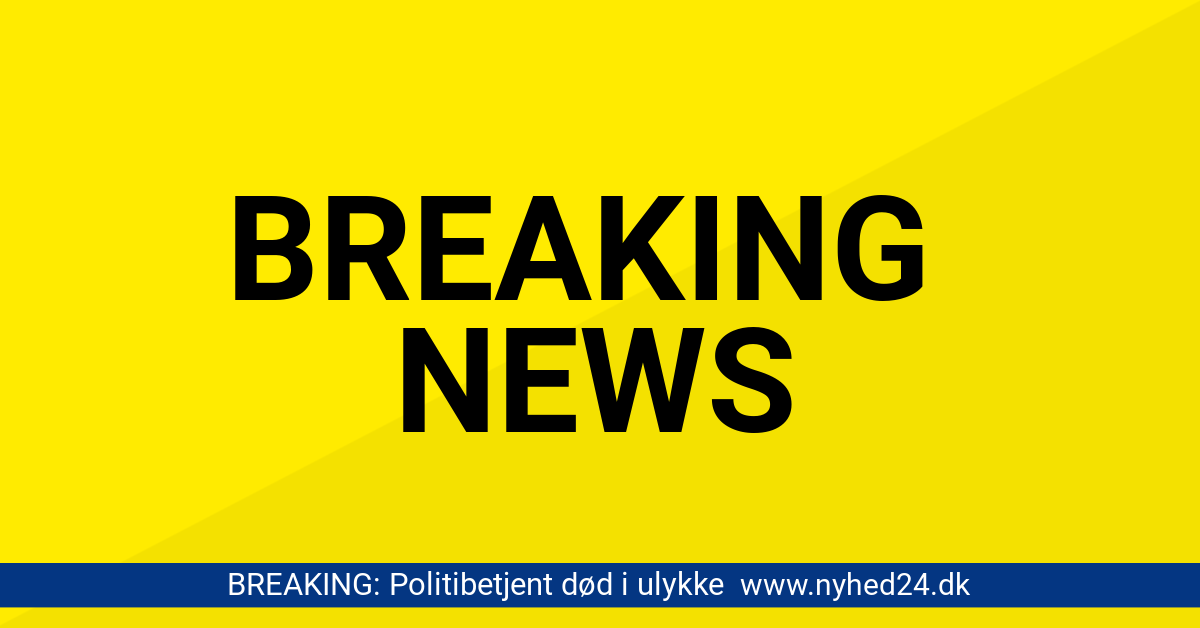 BREAKING: Politibetjent død i ulykke