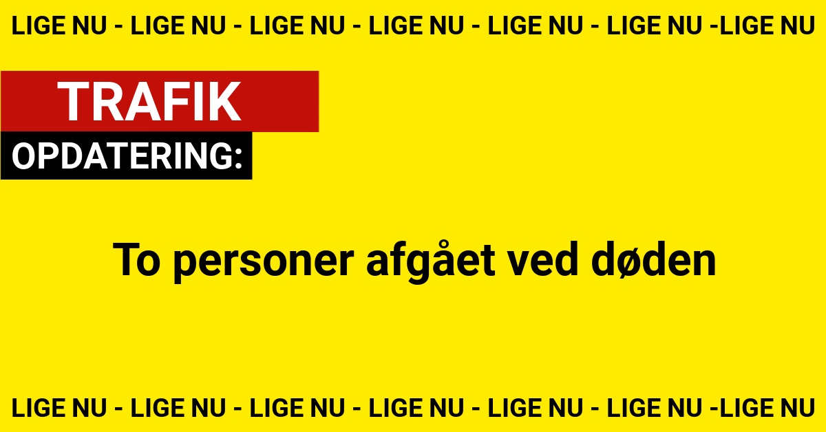 Opdatering: To personer døde i alvorlig busulykke