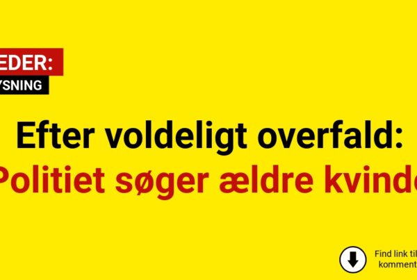 Efter voldeligt overfald: Politiet søger ældre kvinde