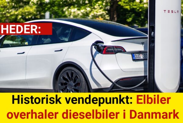Historisk vendepunkt: Elbiler overhaler dieselbiler i Danmark