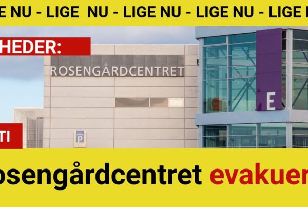 BREAKING: Rosengårdcentret evakueret