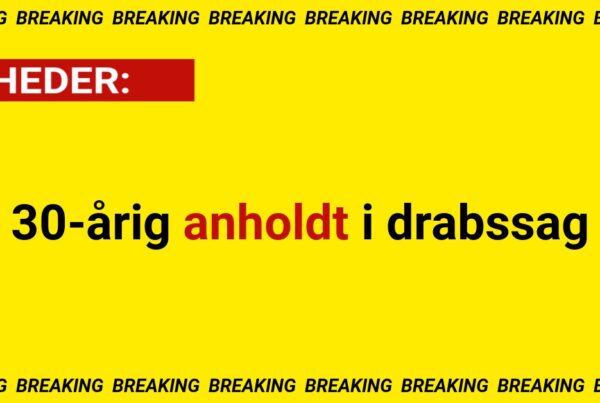30-årig anholdt i drabssag