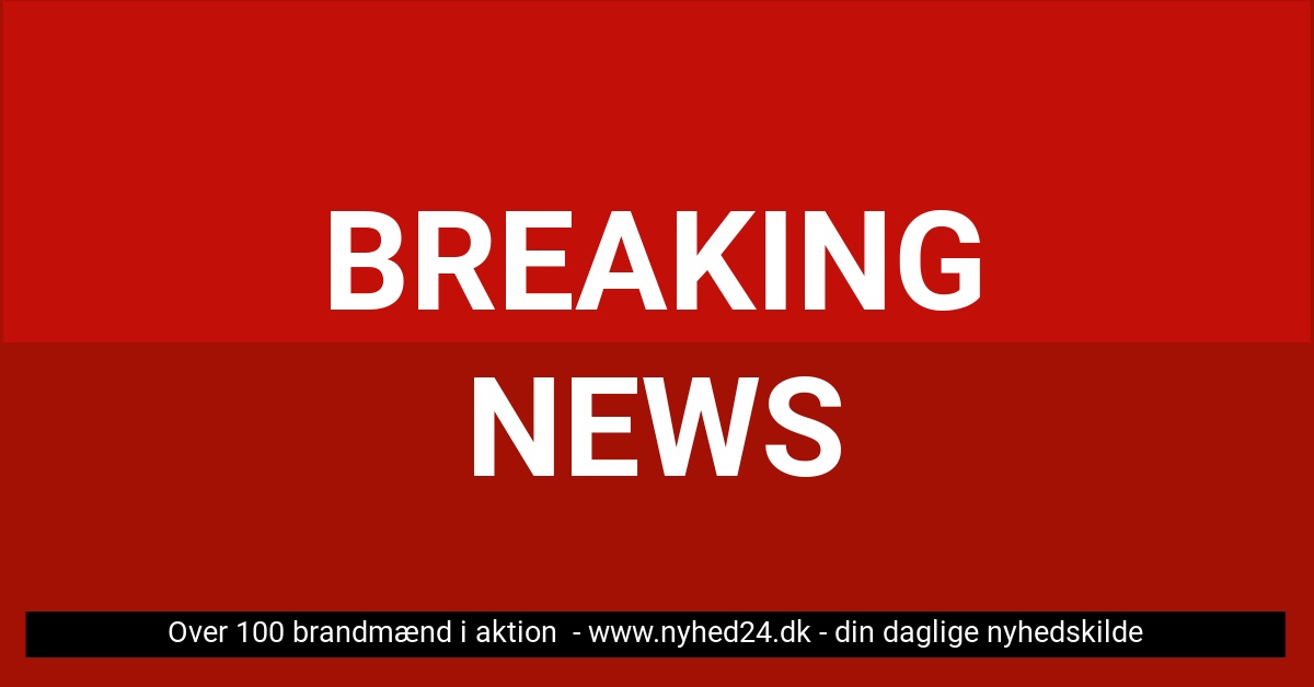 Over 100 brandmænd i aktion: Storbrand raser i USA