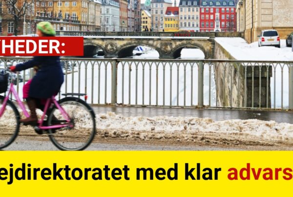 Vejdirektoratet med klar advarsel