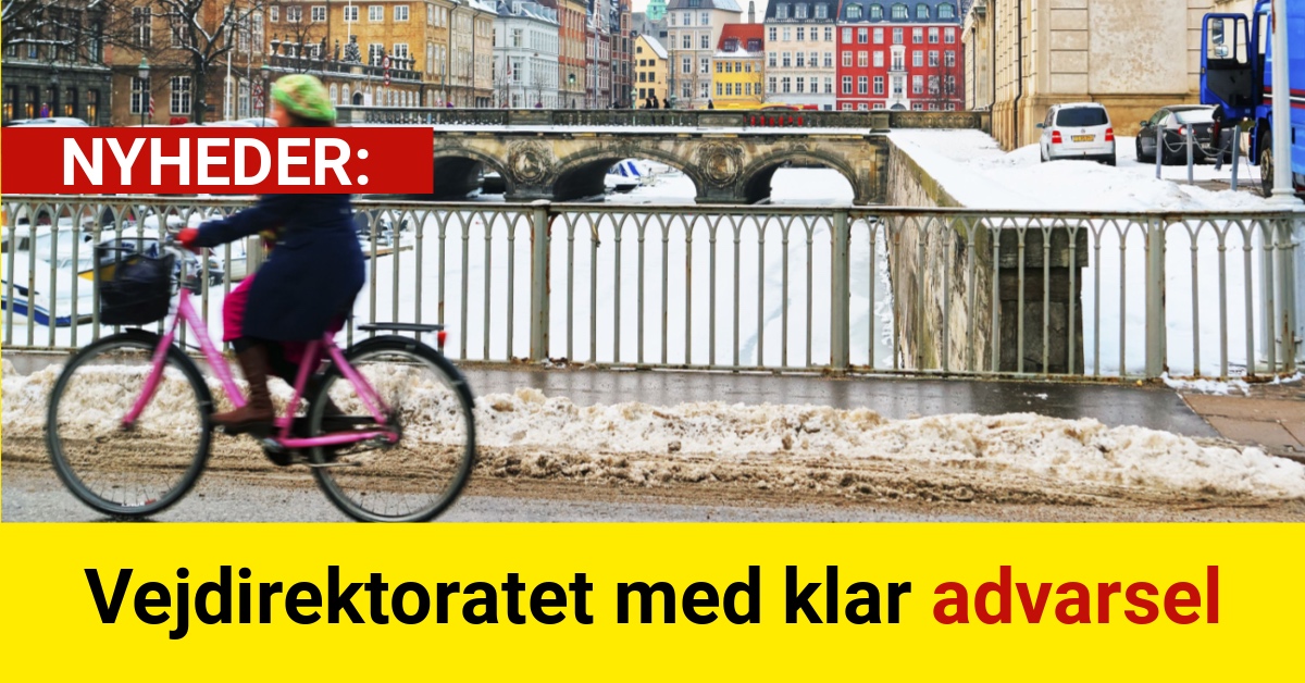 Vejdirektoratet med klar advarsel