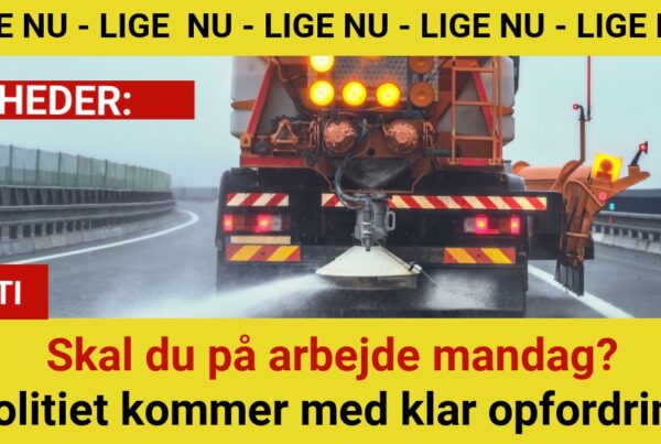 Politiet advarer mod mandagstrafikken