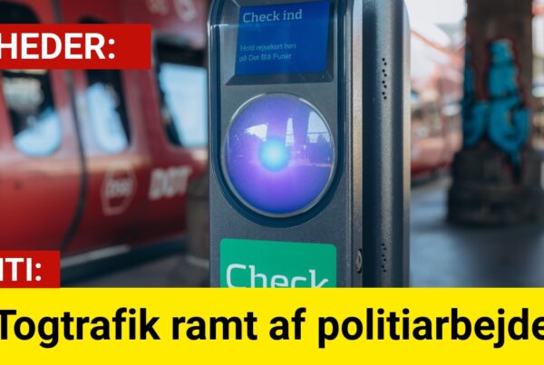 Mistænkelig kuffert førte til standsning af togtrafik