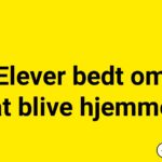 Elever bedt om at blive hjemme