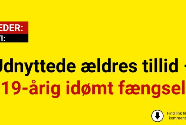 Udnyttede ældres tillid – 19-årig idømt fængsel