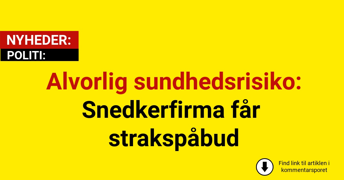 Eksklusivt firma stoppet af myndighederne