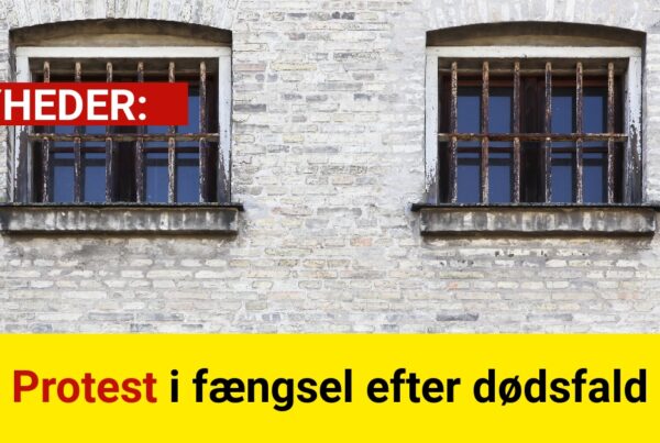 Protest i fængsel efter dødsfald