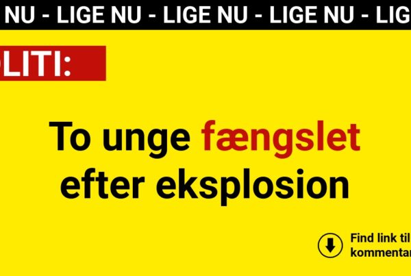 To unge fængslet efter eksplosion