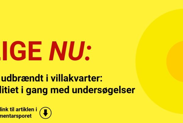 Bil udbrændt i villakvarter: Politiet i gang med undersøgelser