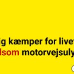 25-årig kæmper for livet efter voldsom motorvejsulykke