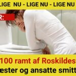 Over 100 ramt af Roskildesyge – gæster og ansatte smittet