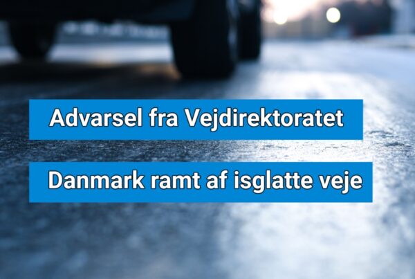 Advarsel fra Vejdirektoratet: Glatte veje flere steder