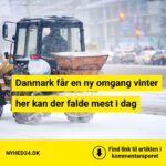 Nu rammer sneen igen – her kan der falde mest i dag