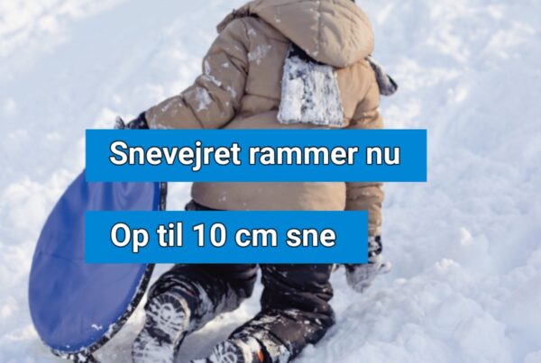 Op til 10 cm sne kan falde i dag