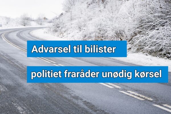 Politi: Undgå at køre ud i dag